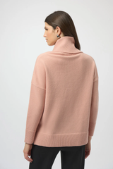 Joseph Ribkoff Sequined Turtle Neck Pullover Sweater 254942