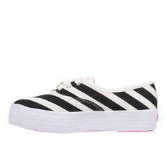 Keds x Barbie Point Striped Canvas Lace Up Sneakers