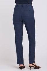 Marilyn Straight Pants - Oxford Navy
