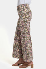 Mia Palazzo Ankle Jeans - Earth Blooms