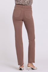 Marilyn Straight Jeans - Deep Taupe