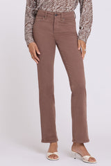 Marilyn Straight Jeans - Deep Taupe