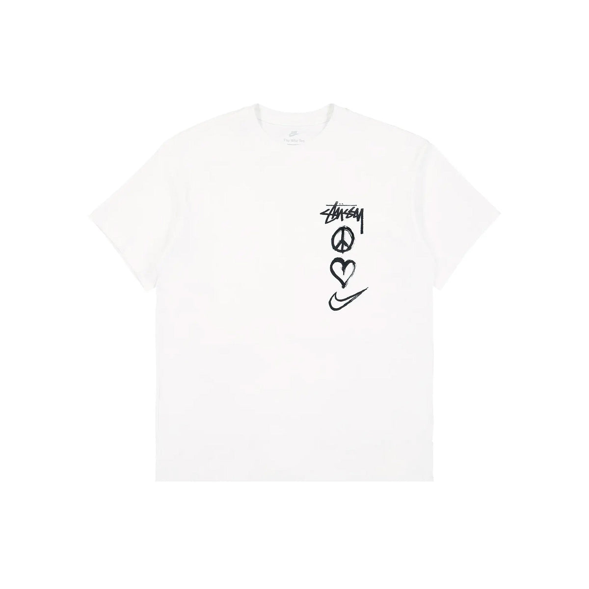 Nike x Stussy Peace, Love, Swoosh T-shirt 'White' (2022)