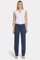 Marilyn Straight Pants In Petite - Oxford Navy