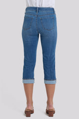 Marilyn Straight Crop Jeans In Petite - Wild River
