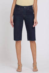 Kristie '80s Bermuda Denim Shorts In Petite - Magical