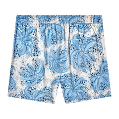 Palm Fronds Swim Trunks (Blue)