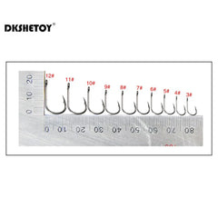 100-1000pcs Fish Hooks with barbed fishhook For Bait With Plastic Box Kit For Saltwater Freshwater fishing tools