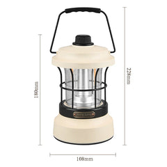 Retro Camping Lantern – USB Rechargeable Portable Tent Light for Camping & Outdoor Use