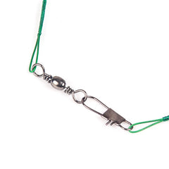 Anti Bite Steel Fishing Line Steel Wire Leader With Swivel Fishing ,  Leash Fishing Wire 15cm 20cm  30cm