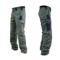 New Tactical Work Pants Men Outdoor Cargo Trousers Multi-pocket Waterproof Pant Autumn Spring Outdoor Workwear Hiking Trousers