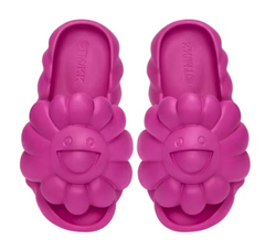 Takashi Murakami Ohana Full Bloom Slide Raspberry Rose