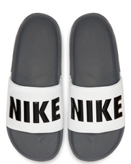 Offcourt Slide Dark Grey Black White