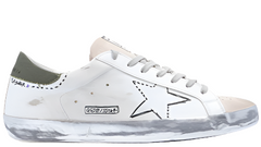 Golden Goose Super Star Classic White Military Green