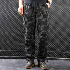 Men's Tactical Trousers Large Size Loose Casual Pants Running Overalls Men's Sweatpants Sports Hiking Outdoor Clothes Work Pants