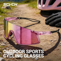 Kapvoe Cycling Sunglasses Photochormic Glasses for Men Hiking UV400 Sports Casual Glggles MTB Bike Glasses Outdoor Eyewear 2026