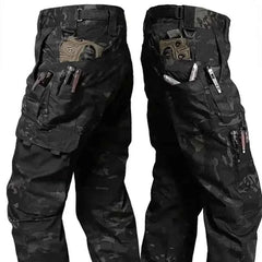 New Tactical Work Pants Men Outdoor Cargo Trousers Multi-pocket Waterproof Pant Autumn Spring Outdoor Workwear Hiking Trousers