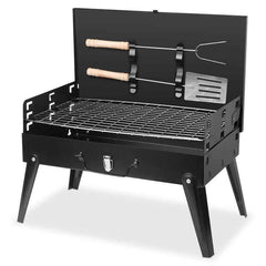 Portable Suitcase Charcoal BBQ Grill – Foldable Outdoor Grill