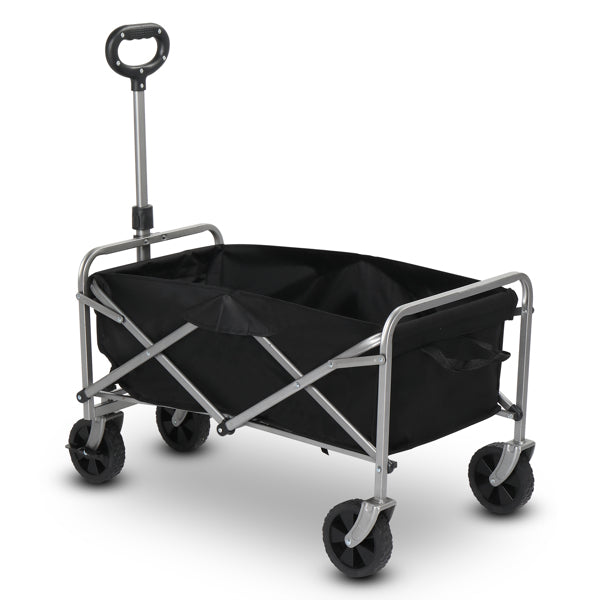 Foldable Garden Cart with Oxford Cloth & Steel Frame – Heavy-Duty Collapsible Wagon