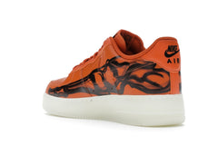 Force 1 Low Orange Skeleton