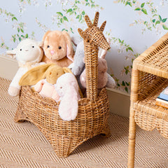 Rattan Giraffe Storage Basket